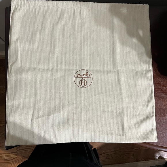 Hermes Other Hermes Extra Large Drawstring Dust Bag Thick Cotton